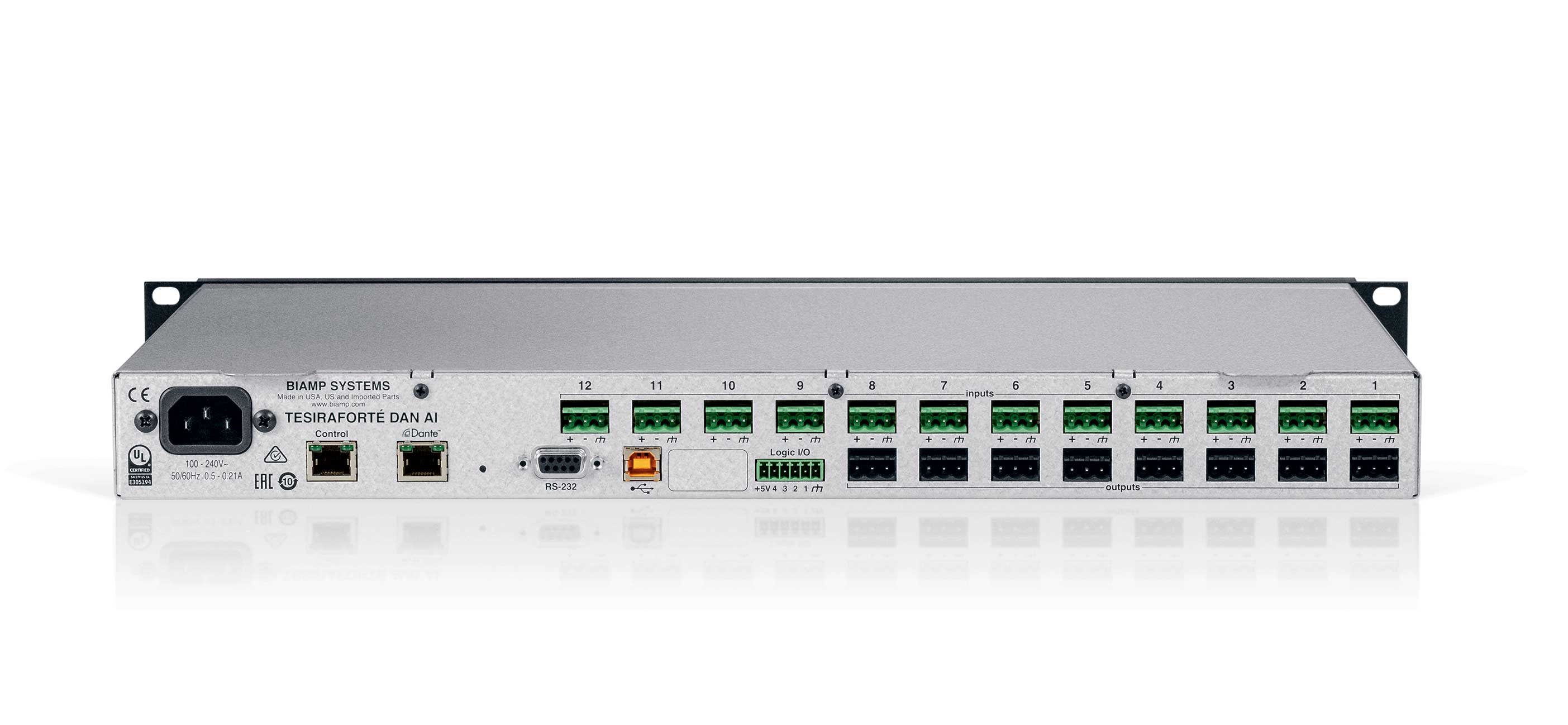 Аудиопроцессор BIAMP TesiraFORTE AVB CI